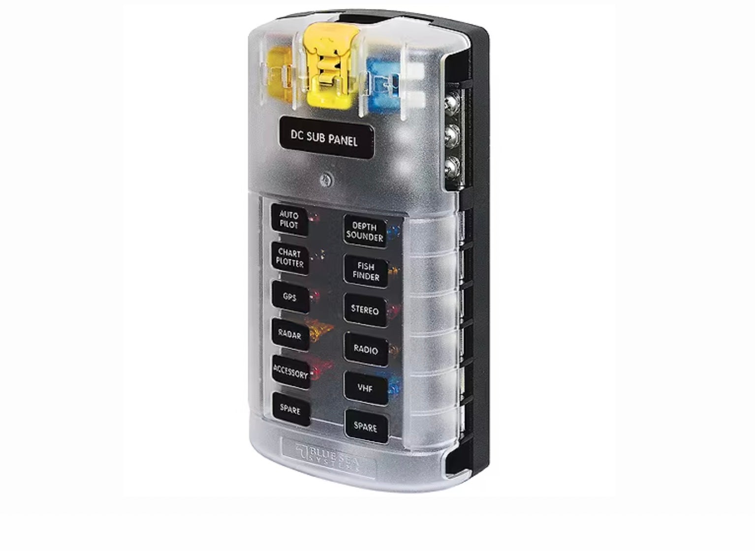Blue Sea Systems 5026 ST Blade Common Source ATO/ATC Fuse Block w ...