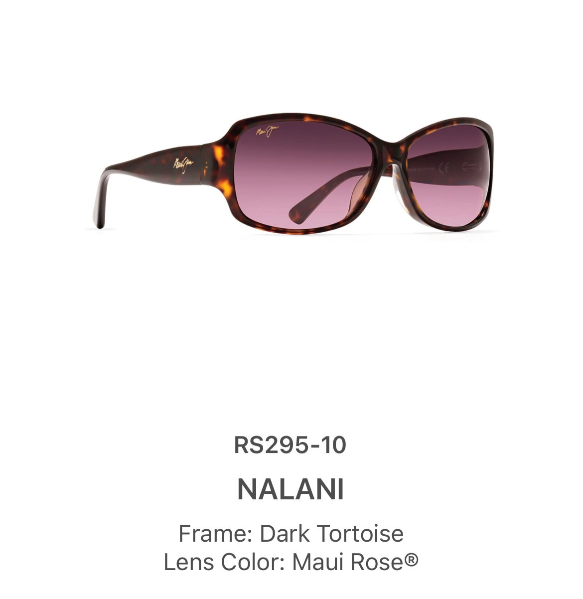 Maui jim best sale nalani dark tortoise